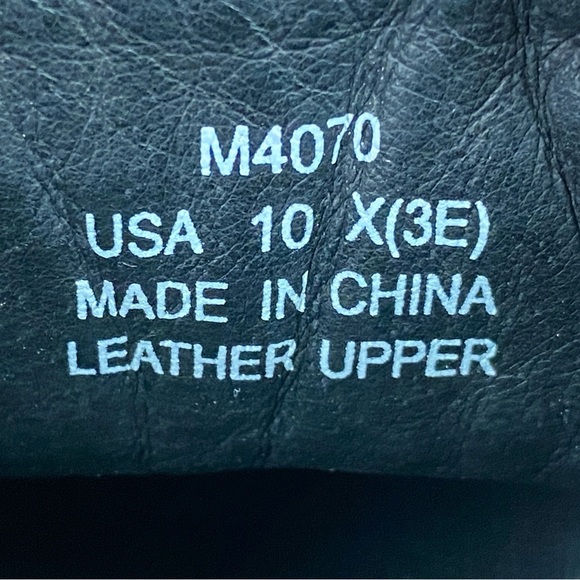 Propet Villager Diabetic Pebbled Leather Black Oxford Shoes M4070 Men's 10 X(3E) - Picture 12 of 12